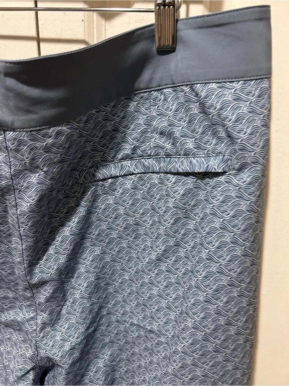 NWT The Normal Brand Apollo Trunk Swim in Vintage Blue Wave , size 40